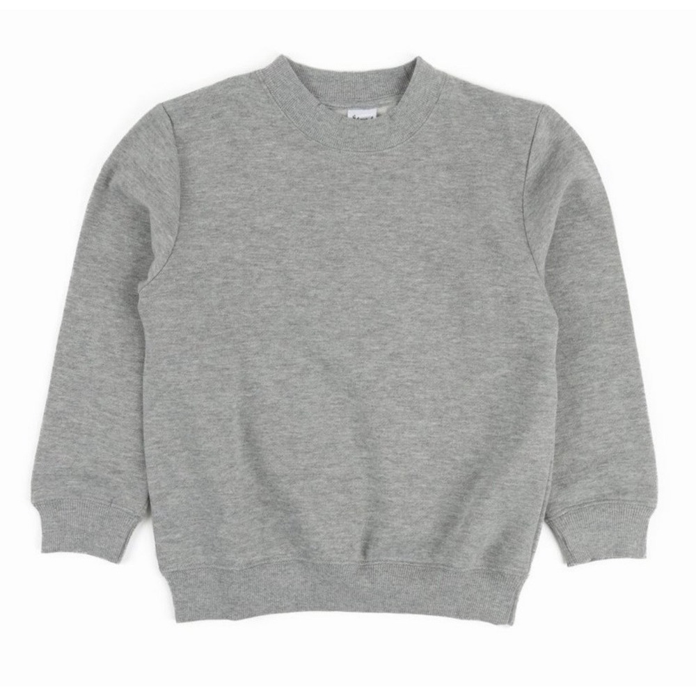 Leveret Kids Long Sleeve Sweatshirt Light Gray Size 8 Year NWT